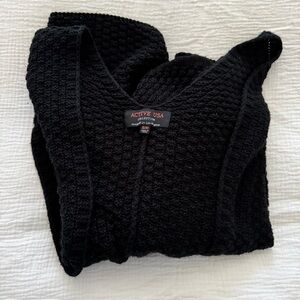 Active USA  Women's black cardigan size s/m